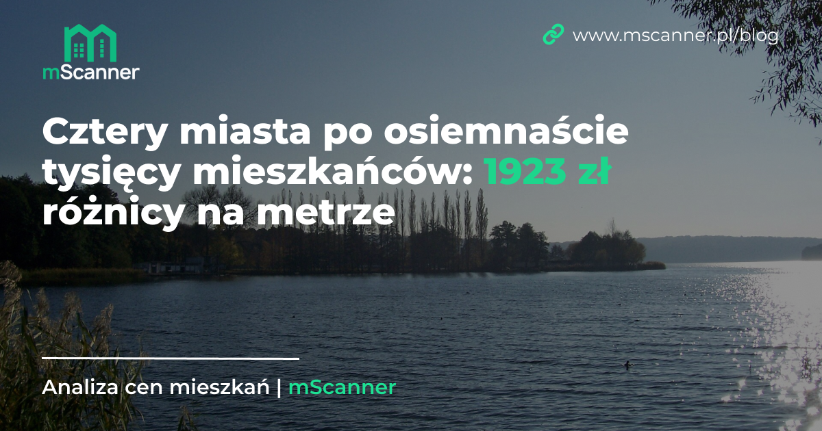 Cztery miasta po osiemnaście tysięcy mieszkańców: 1923 zł różnicy na metrze