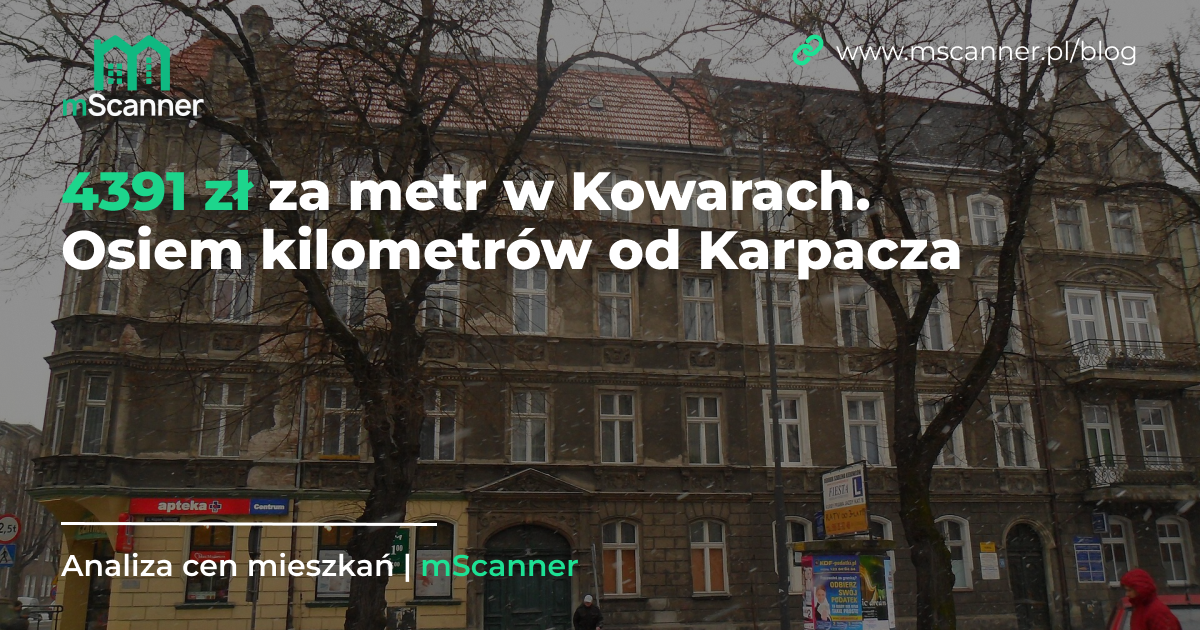 4391 zł za metr w Kowarach, osiem kilometrów od Karpacza