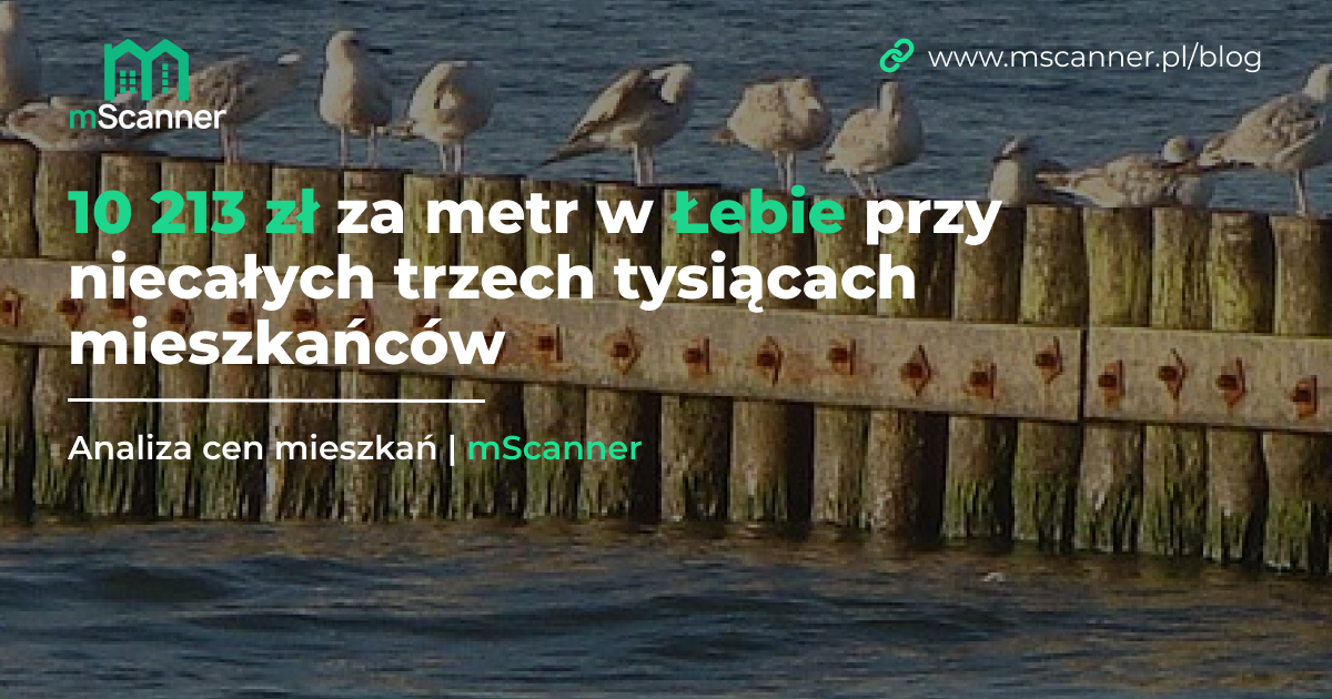 10 213 zł za metr w Łebie przy niecałych trzech tysiącach mieszkańców