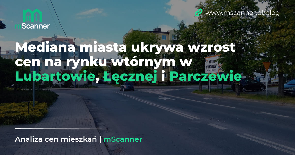 Mediana miasta ukrywa wzrost cen na rynku wtórnym w Lubartowie, Łęcznej i Parczewie