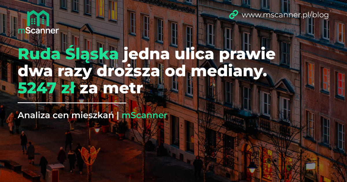 5247 zł za metr w Rudzie Śląskiej, a przy Maków 10 124 zł, prawie dwa razy więcej