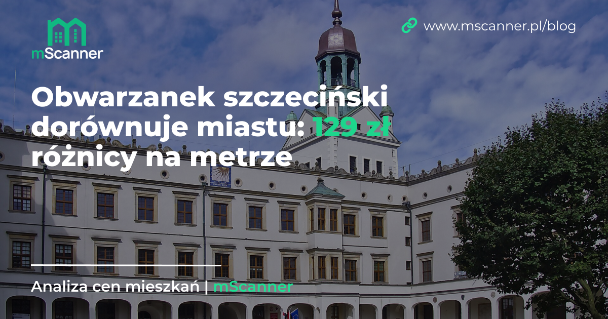 Obwarzanek szczeciński dorównuje miastu: 129 zł różnicy na metrze